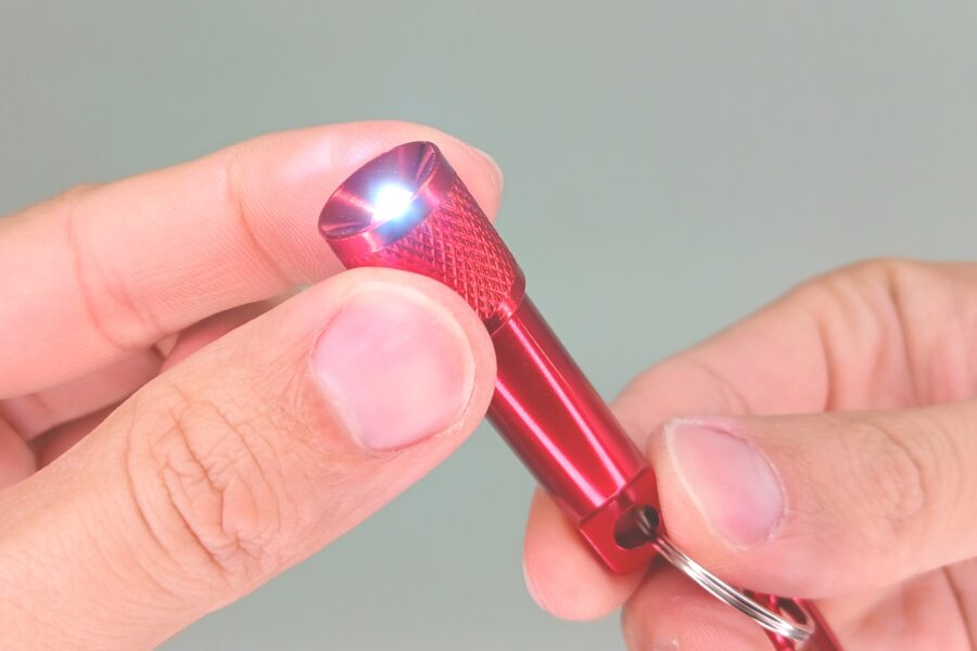 アルミライトホイッスル・点灯