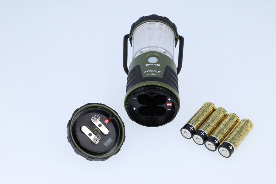 エクスプローラーランタン・電池交換