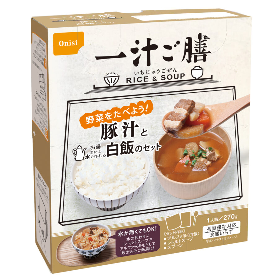 一汁ご膳・豚汁