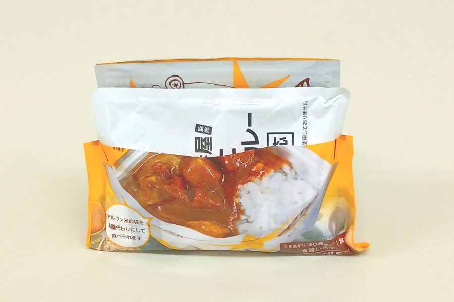 尾西のマイルドカレーライスセット・調理