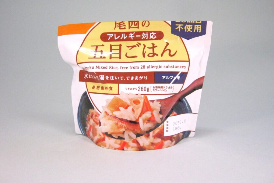 尾西のごはん・吸水