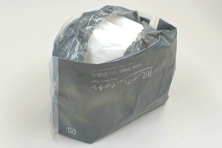 生理用ナプキン・開封