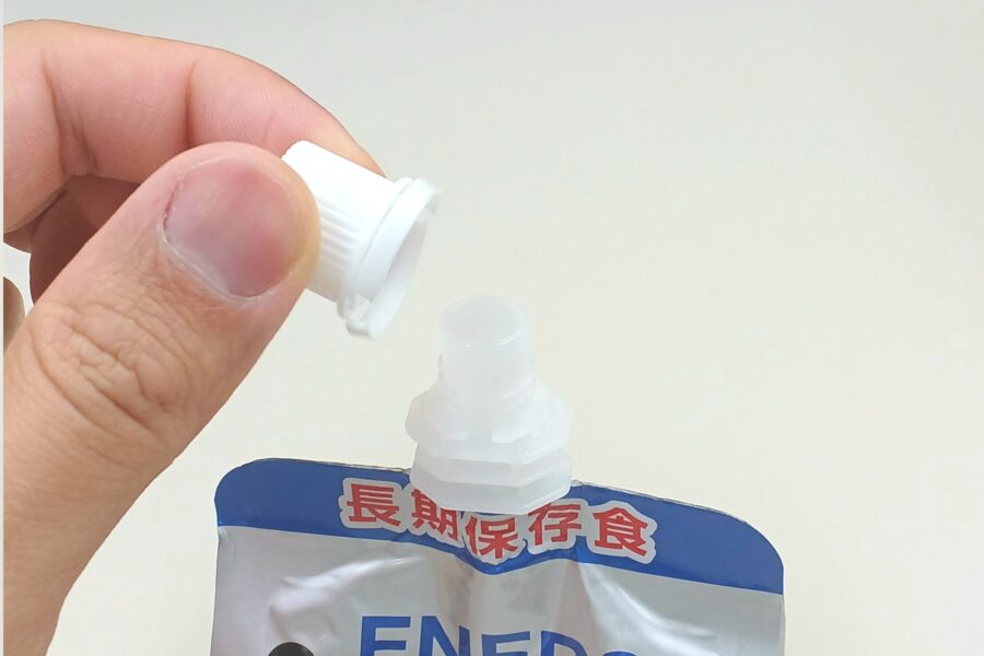 inゼリー・開封する